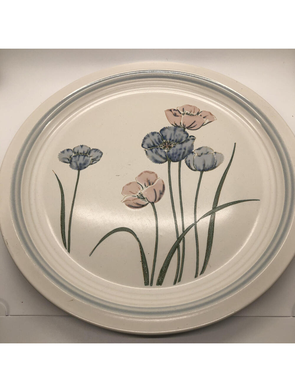 Large Vintage Baker Hart & Stuart “Joy” Japanese Floral Buffet plate